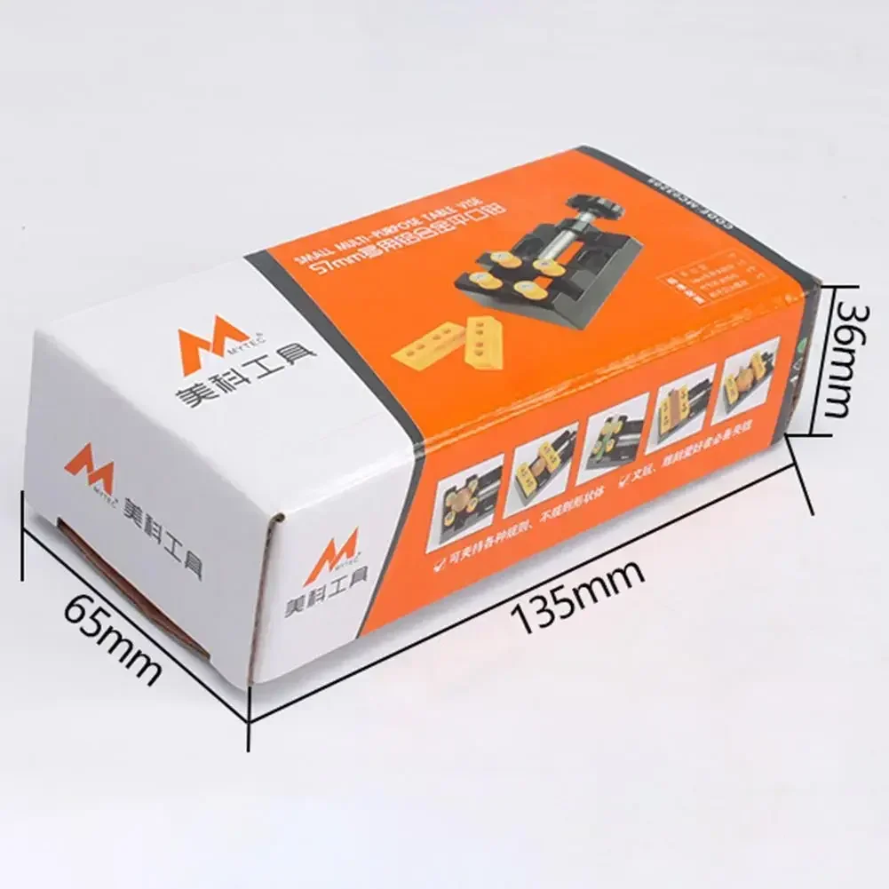 Penjepit Catok Bangku Mini 57mm - 360 °   Alat Presisi Rahang Berputar untuk Pengerjaan Kayu, Mesin Bor, Ukiran & Proyek DIY