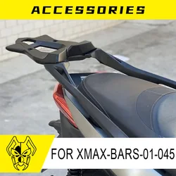 MTKRACING Top Box Bracket For YAMAHA XMAX 2017-2024 Rear Luggage Tool Box Case Bracket Tail Trunk Rack Cargo Top Holder