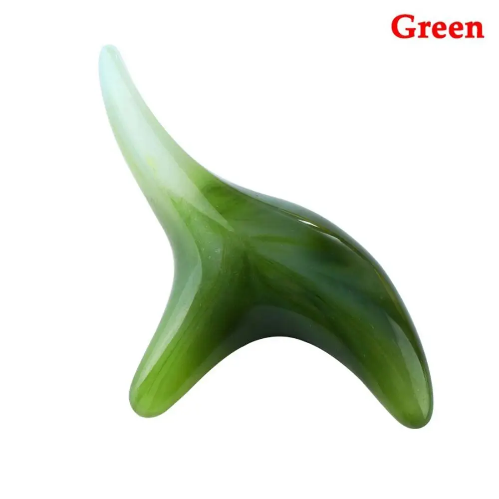 หยกหิน Face Roller เครื่องมือนวดคอ Body Guasha คณะกรรมการนวดหน้า