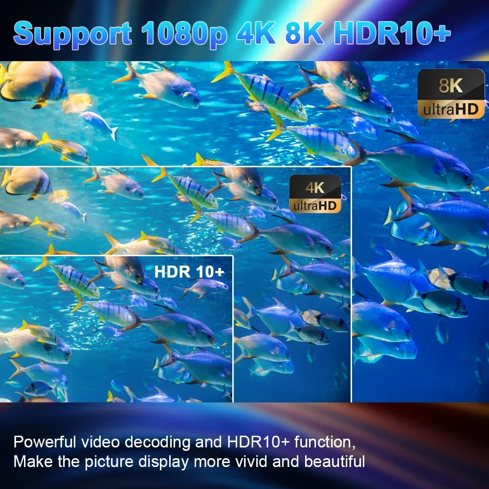 Transpeed ATV Android 13 TV BOX RK3528 With Voice Assistant TV Apps Dual Wifi Quad Core Cortex A53 Support 8K 4K Video BT5.0