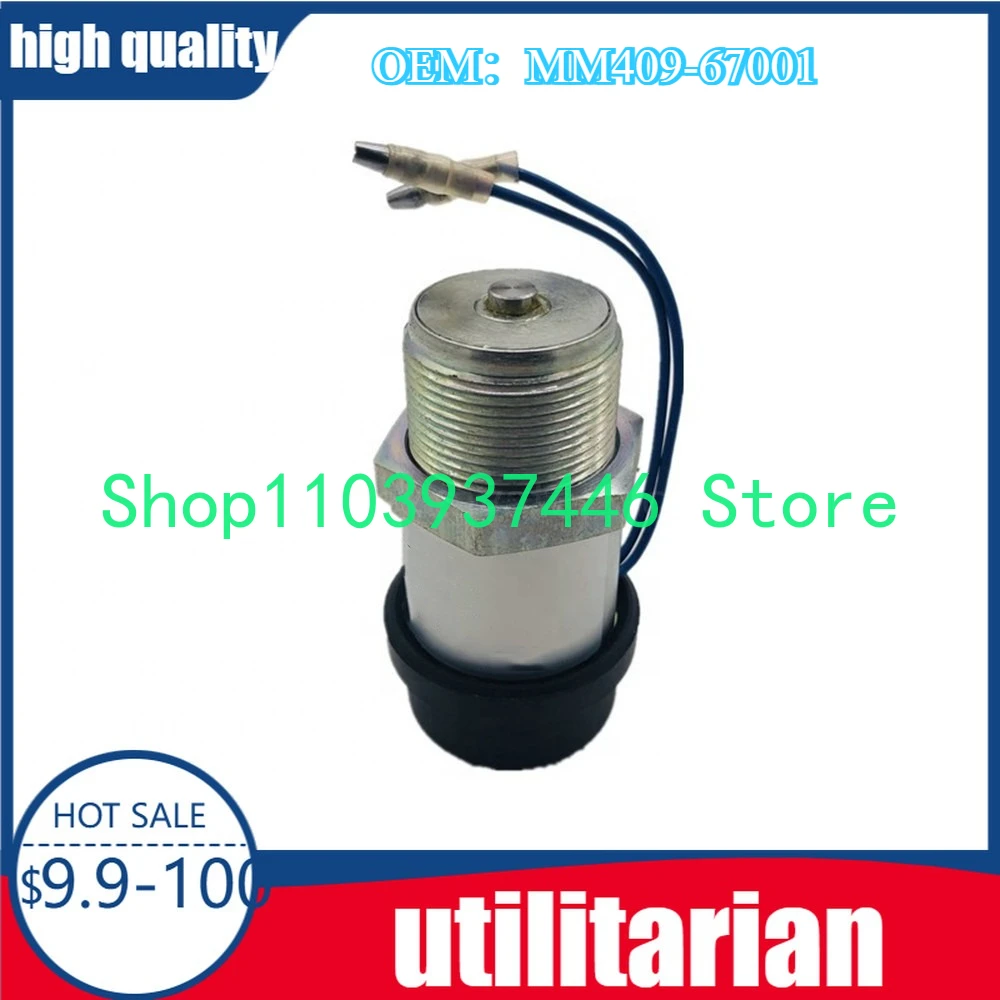 

MM409-67001 Детали экскаватора для 303, 304, 305, 306, 307E, 308D, электромагнитный клапан запорного переключателя K4N S3L2-E2 S4L, запорный клапан топлива двигателя