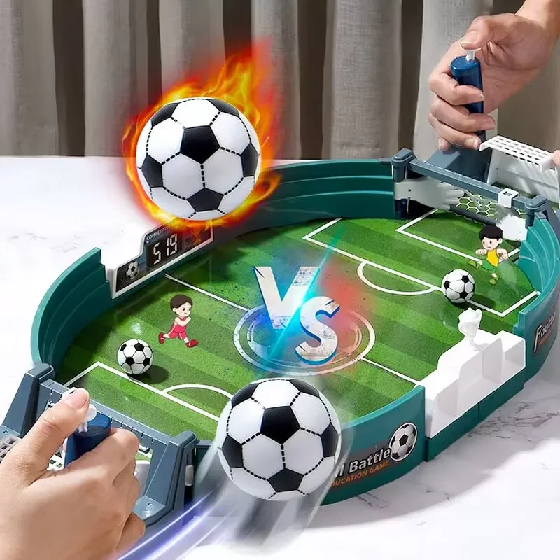 Table Football Game, Two-Person Football Game Table Game Parent-Child Interactive Puzzle Game Table Football Tabletop Soccer Toy