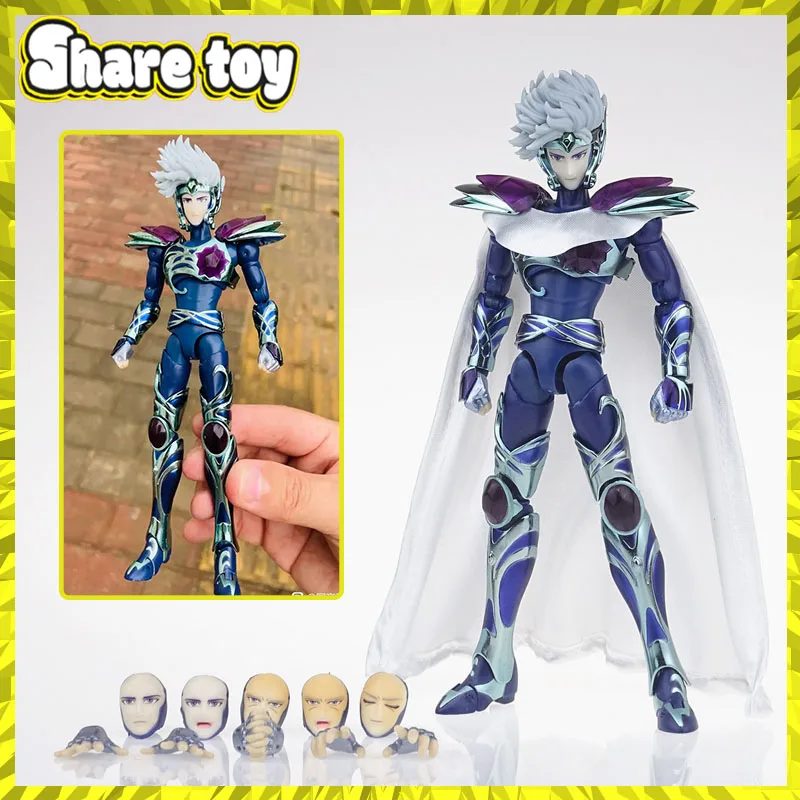 

JM.MST Model Saint Seiya Myth Cloth EX Crystal Flame Saint Action Figure Knights of Zodiac Silver model toy gifts