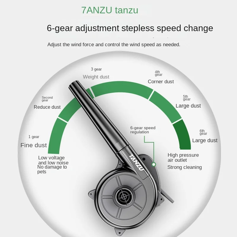 Tll Tanzu Small Blast Vacuum Cleaner Computer Ash Gun Hair Dryer Snow Blower