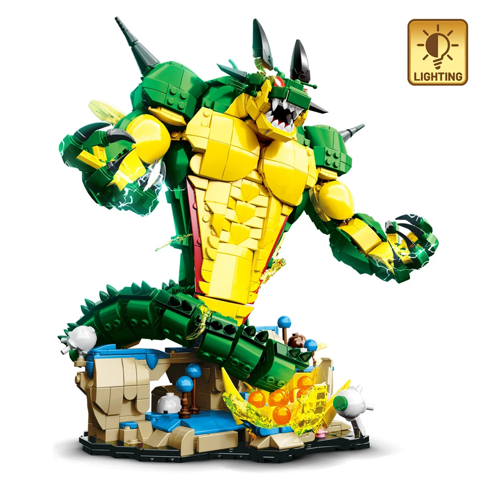 

IN STOCK MOC Idea Anime Shenlong Building Blocks Model Dragon Bricks Assembling DIY Toys for Children Birthday Gift Set