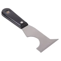 Putty Knife Raspador Ferramentas, Ferramenta de Remoção Caulk, Spackle, Removedor de Pintura, Pintores Ferramenta, Abridor de Lata para Madeira, 5 em 1