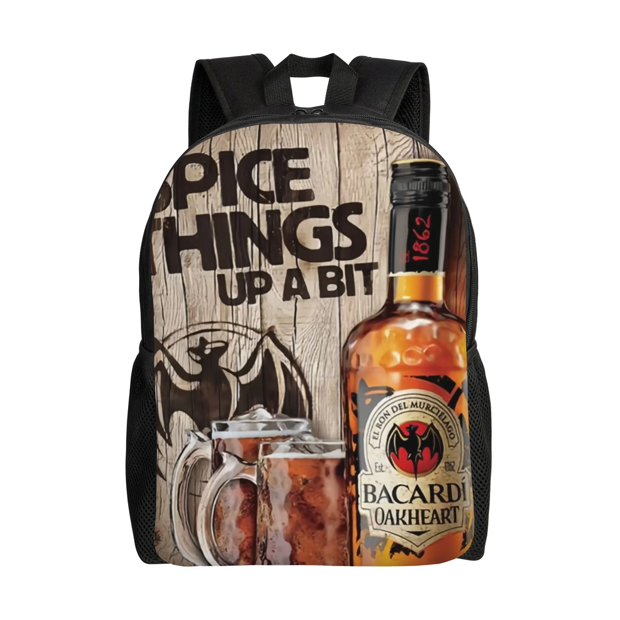 

bBacardi Spice Things Up A Bit Oakheart bBacardi Schoolbag Модный женский школьный рюкзак большой вместимости к началу учебного года
