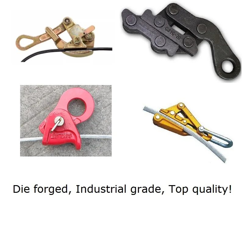 

0.5T-2T SD Japanese style wire grip steel wire cable clamp Pulling tightening tool Industrial grade Germany type clamp headrail