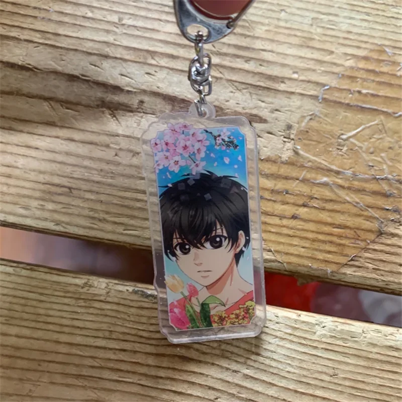 Anime Keychain  Kaidou Haru Ren Acrylic Keyring strap Figure Hanging Accessories 6cm