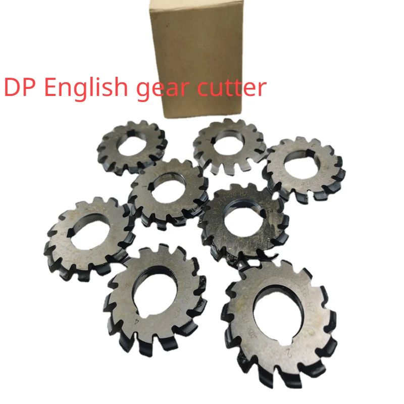 TULX Gear Milling Cutter inch 8pcs HSS Gear Cutting Tools Pressure Angle 14.5 Degrees DP8 DP16D P18 DP20 1-8 Set