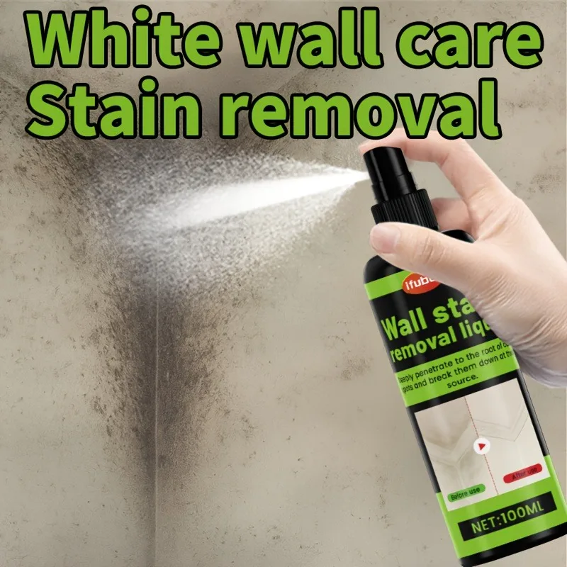 

IFUBO Спрей для удаления черных пятен: Формула кокосового масла для стен, потолок и полов