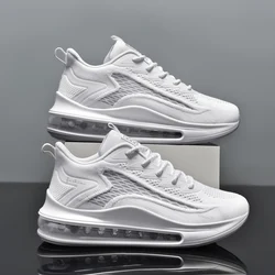 Men's Running Shoes Air Cushion Men's Spring and Autumn New Trendy Breathable Soft Bottom Men's Casual Sneaker