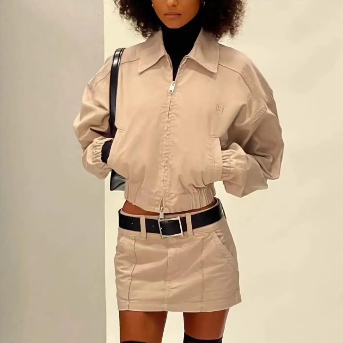 Korean fashion mini skirts for women streetwear Summer 2024 y2k vintage clothes cargo skirts women casual skirts with pockets