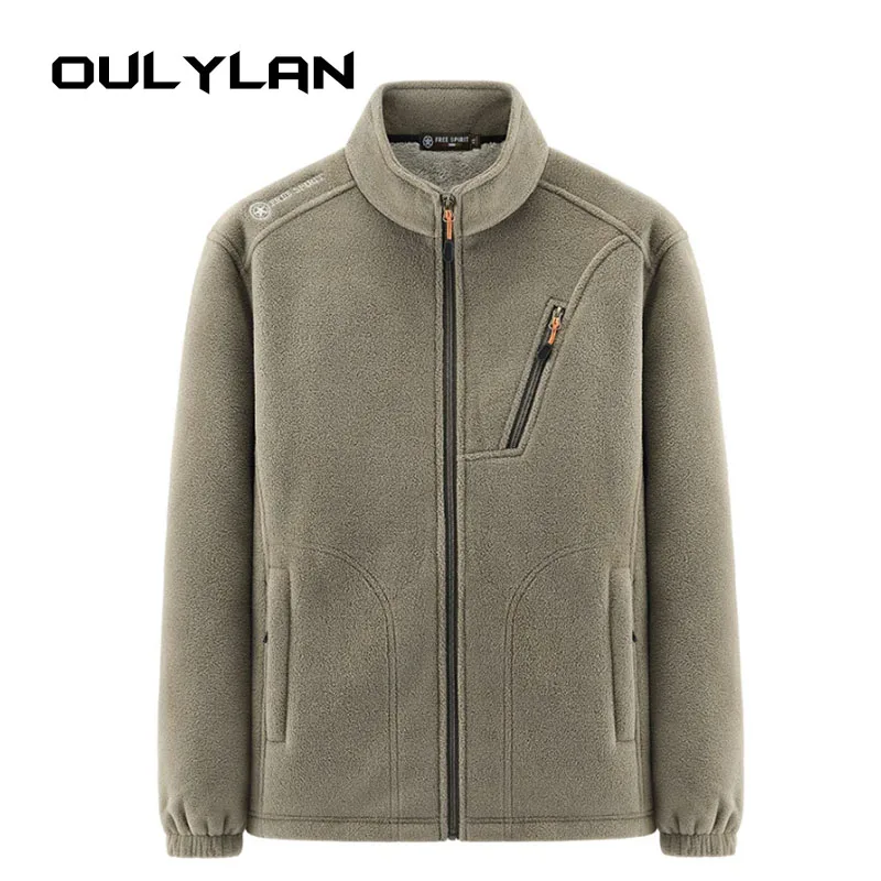 Men's Jacket Autumn Winter Warm Fleece Jackets Coat Men Outdoor Climbing Camping Hiking Ski Thick Fleece Jackets Sweatshir