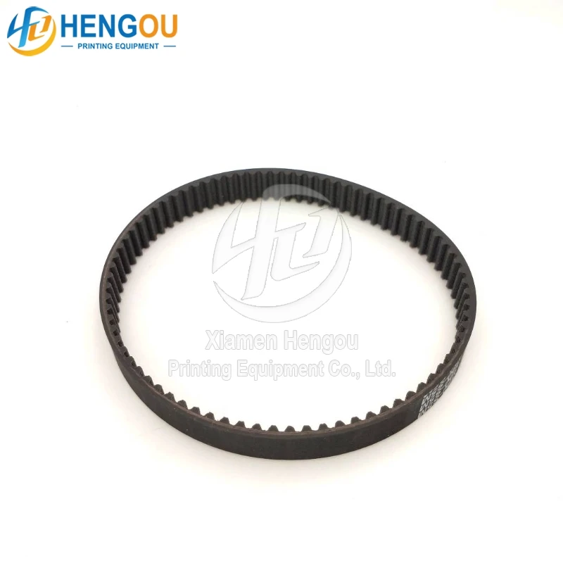 390x15mm 78 teeth printing machine Rubber timing belt size Offset Printing Spare Parts