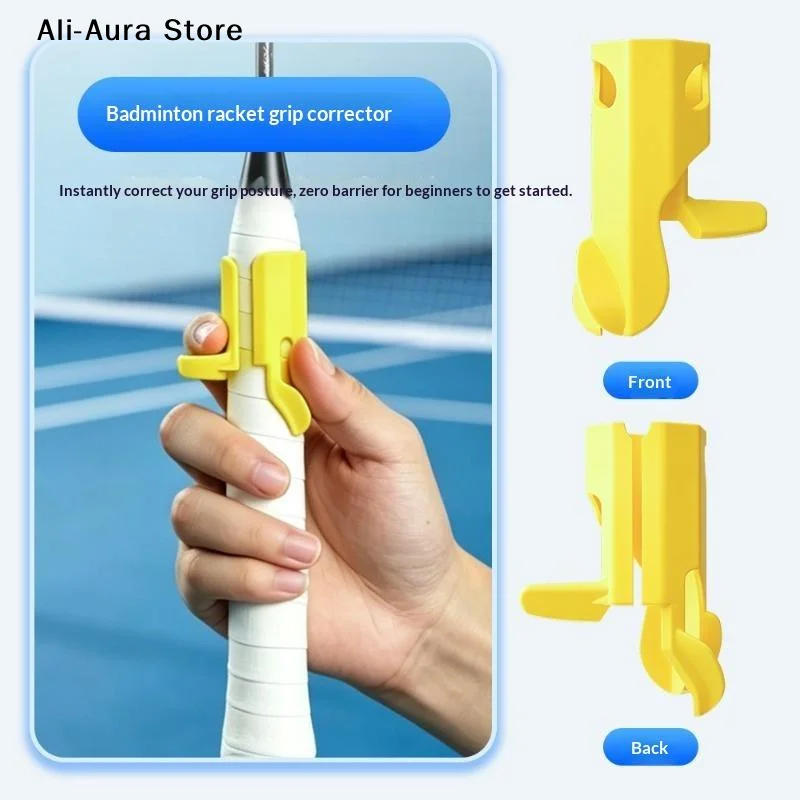 Tennis Beginner Badminton Grip Aid Posture Correction Tennis Racket Grip Assistance Racquet Corrector Trainer Accessories