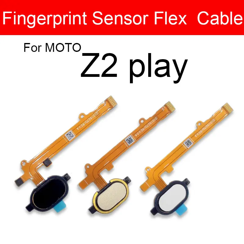Fingerprint Sensor Touch Home Button Flex Cable For Moto Z Z Force XT1789 Z Play XT1635 Z2 Play XT1710 Z3 Play Z2 Force XT1789