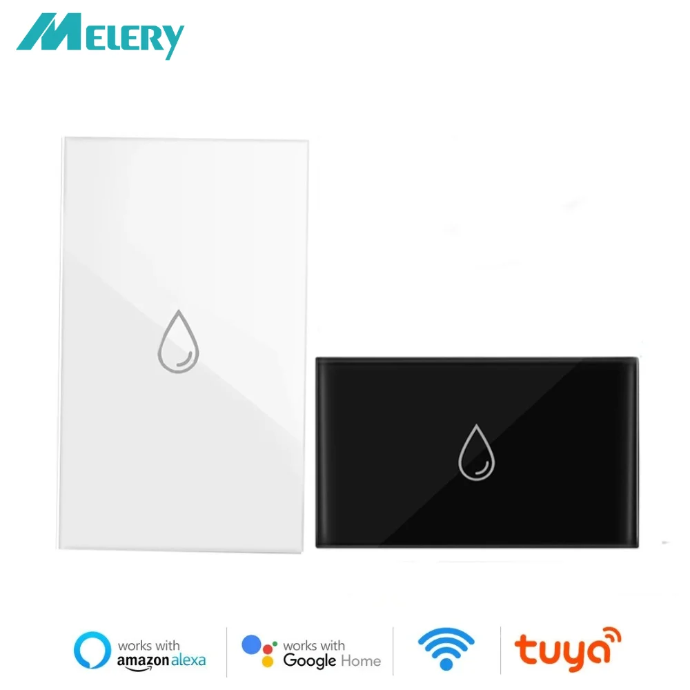 Tuya WiFi Boiler Boiler Israël Schakelaar Smart Life Socket 40A Timer Schema Spraakbesturing Google Home App Alexa Echo Dot