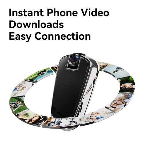 Imagen 2 del producto Mini cámara de seguridad micro 1080P HD: diseño compacto portátil para monitoreo en el hogar, seguridad en el automóvil