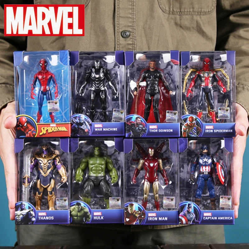 4 Inches Zd Original Marvel Legends The Avengers Iron Man Spider Man Thor Captain America Thanos Hulk War Machine Action Figures