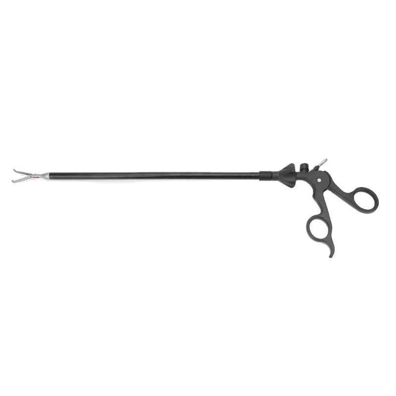 Laparoscopy Surgical Instruments 10*330mm, Laparoscopic Medical Instruments 90 Degree Dissecting Forceps
