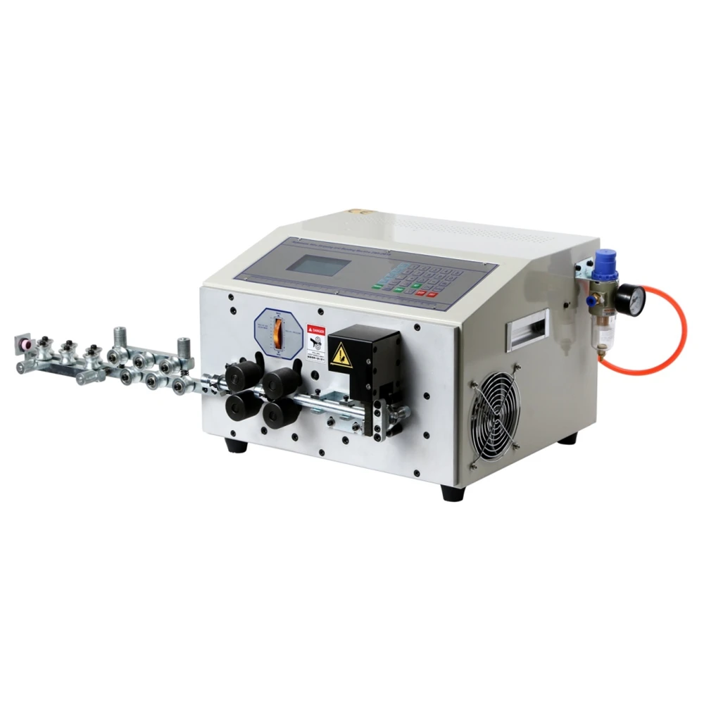 SWT508-ZW16 Updated 4 Rollers Computer Automatic Wire Stripping And Bending Machine For Angle Bender Customized Bending Type