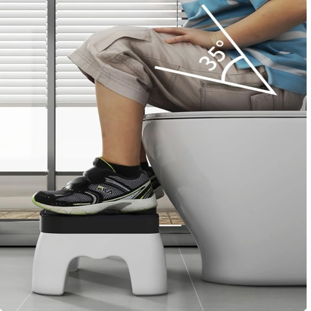 Step Box Chair Squat Stool Removable Non-slip Toilet Seat Stool Portable Footstill Home Adult Bathroom Accessories