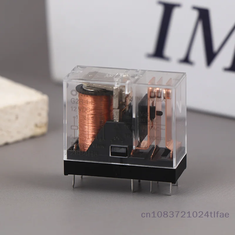1 Pc G2R-1 G2R-1-E DC12V DC24V Solder Terminals 5/8Pin 10A 250VAC Miniature Low-Power Relay G2R 12VDC 24VDC 12V 24V