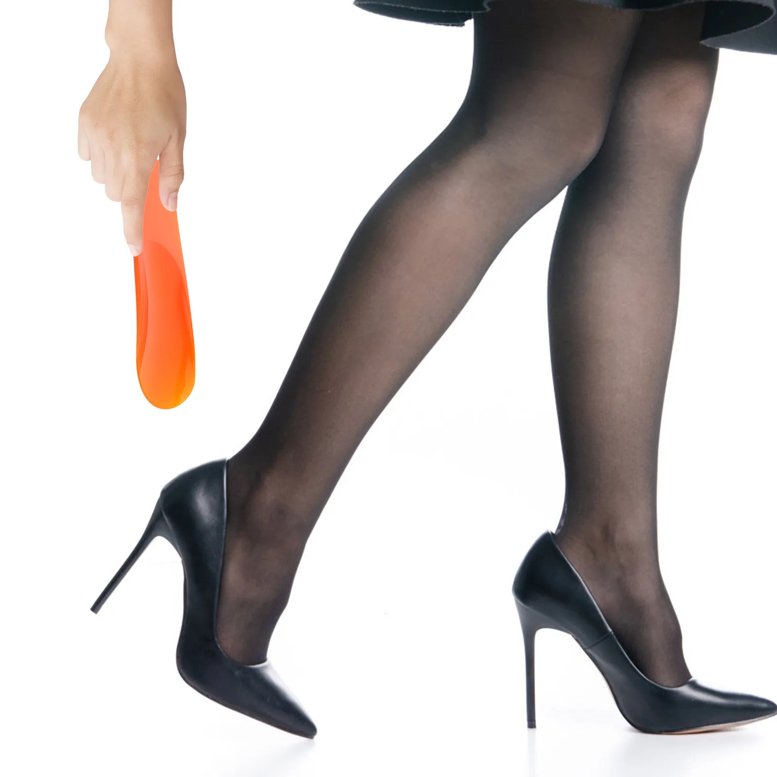 

6pcs Plastic Horns Portable Short Handle Shoe Helper Tool For Sneakers Boots Travel Size Anti-Slip Seniors Women Men