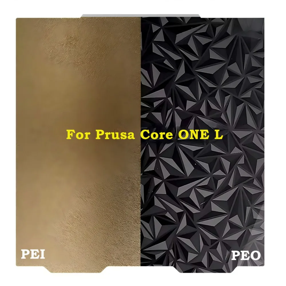 

For Prusa Core ONE L Build Plate 305x321mm Smooth Textured PEO PEI Double Sided Printing Strong Adhesion Spring Steel Sheet