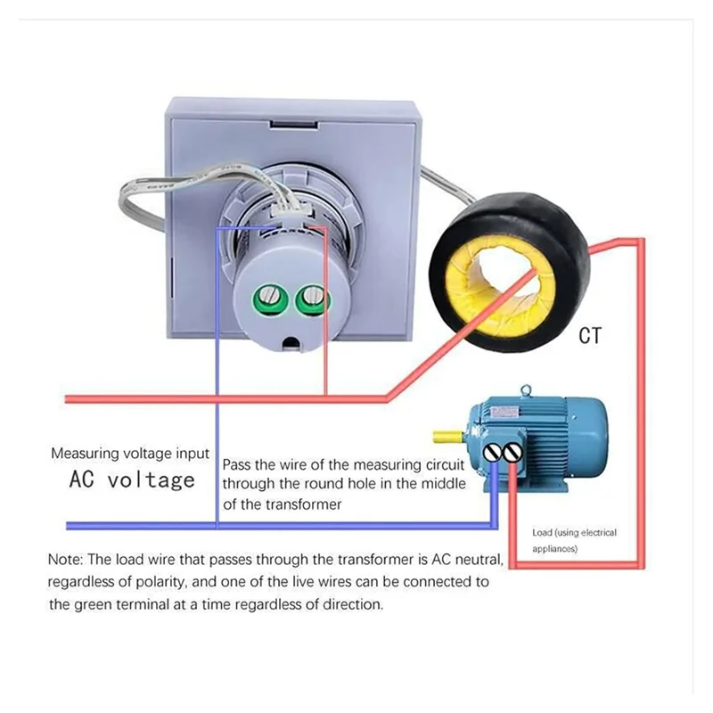 

High Quality-6 In 1 Multifunction Digital Meter AC Voltage Power Frequency Monitor For Household SPM004,6 In 1 Multifunction Dig