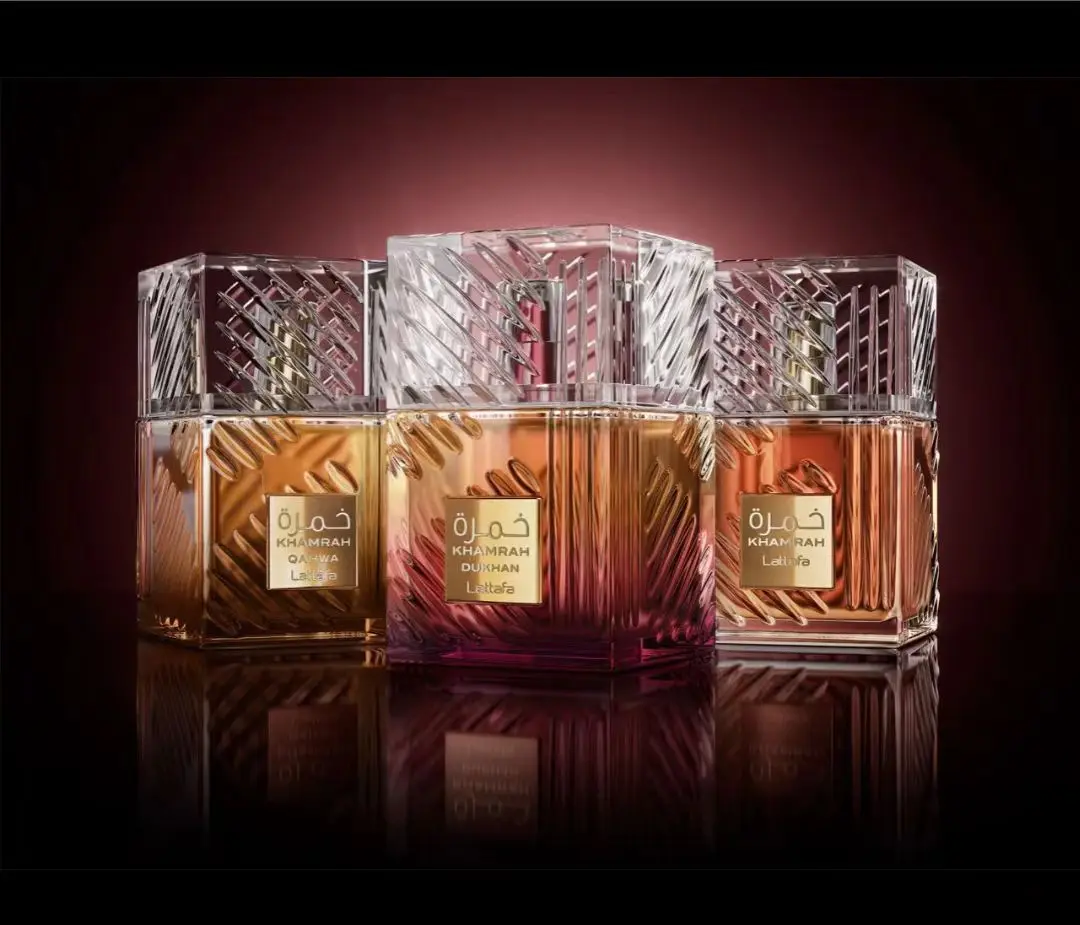 Lattafa Khamrah Dukhan Eau de Parfum Spray 100ml Perfumes árabes originales Perfume Oriental duradero de alta calidad maquillaje de Colonia