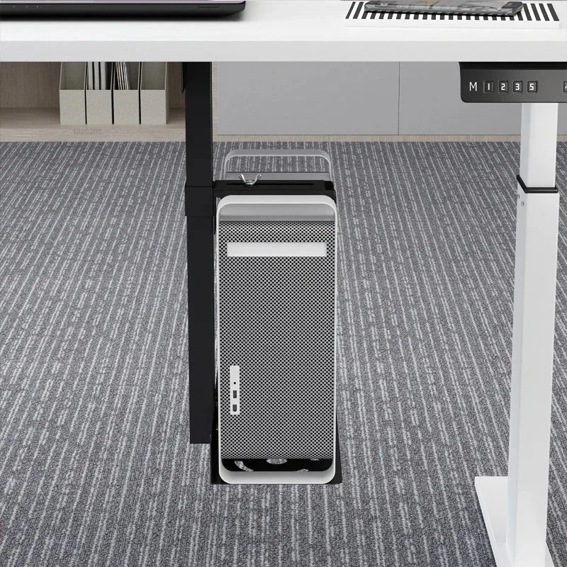 Picture 4: Universal Under Desk Wall Side Stand Adjustable Computer Mainframe Hanger Host Box Stand Bracket Rack Hanging Holde