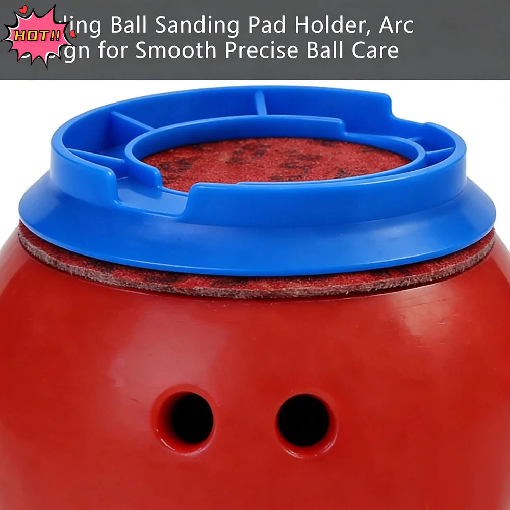 

3D Printed Bowling Ball Sanding Pad Holder Standard Size Multi-functional Resurfacing Holder Universal bowling ball cleaner