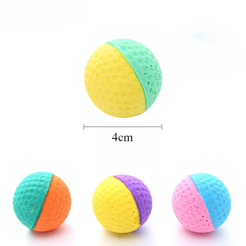 Cat Toy Latex Foam Ball Interactive Game Chase Cat Toy Self Hi Pet Supplies