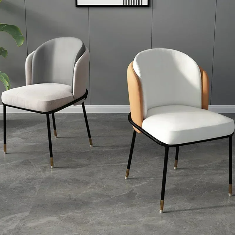 

Nordic Vanity Dining Chair With Padded Seat Multifunctional Bedroom Study Computer Chair Ergonomic Design Home Office Kitchen