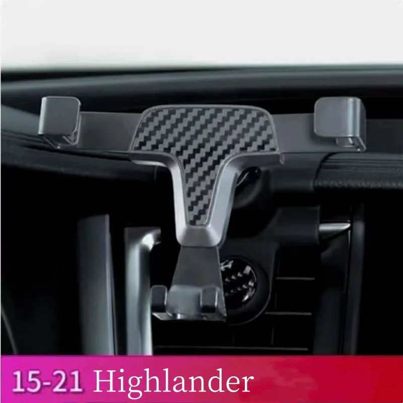 Car Phone Holder for Highlander 2015 2022 Car Air Vent Mount Mobile Phone Bracket for iPhone 12 Pro Max Samsung xiaomi huawei