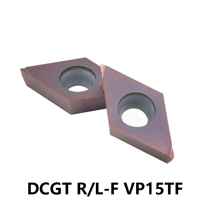 

100% Original DCGT DCGT070202 DCGT070204 DCGT11T302 L-F DCGT11T302R-F DCGT11T304 VP15TF Carbide Inserts CNC Turning Tools Cutter