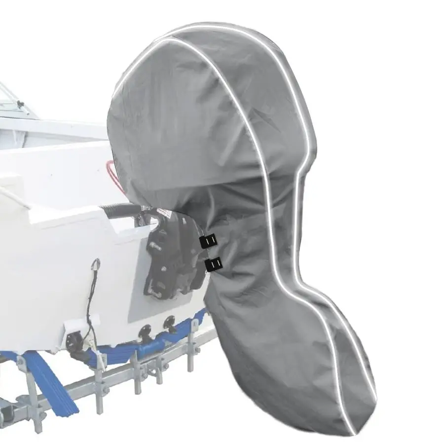 

Fade and Crack Resistant Trailerable Outboard Motor Cover,Waterproof and UVProof Boat Motor Cover,Boat Engine Cover with Reflect