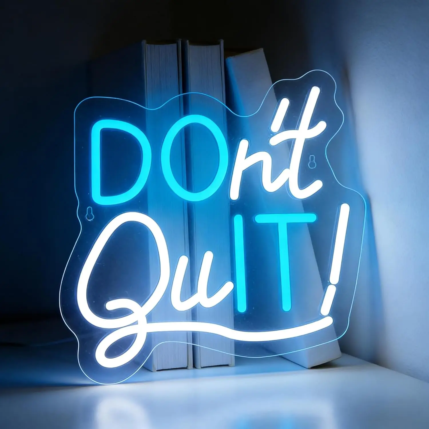 

Don't Quit Neon Sign USB Powered LED Light for Gym Fitness Center Office Gaming Room Bedroom Decoration Gift Art Wall Light