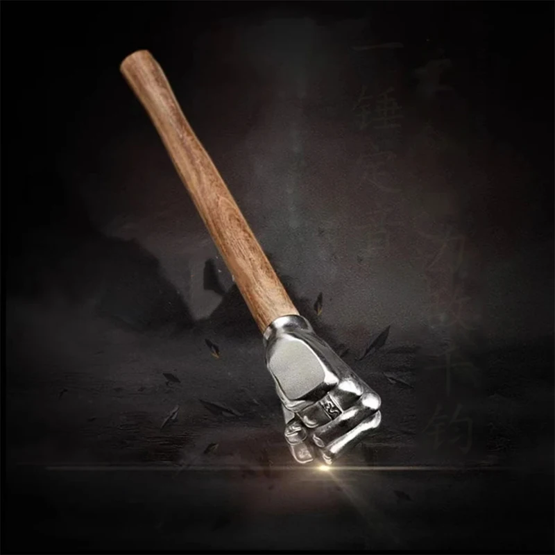 Outdoor Portable EDC Stainless Steel Fist Solid Hammer Car Mounted Multifunctional Window Breaking Tool