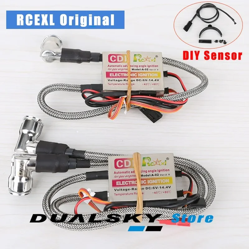 

Rcexl ignition CDI for ME8 CM6 BPMR6F BMR6a spark plug for gas petrol engine rc airplane