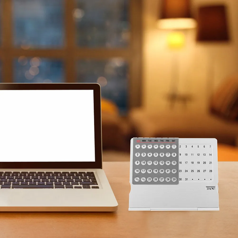 

2 шт. регулируемых маленьких настольных календарей, современный металлический настольный календарь-органайзер для учителей, студентов, офисных принадлежностей