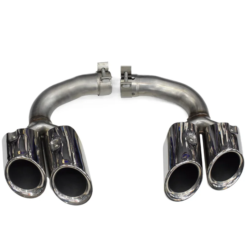 Exhaust tip for Cayenne tailpipe 18-24 exhaust pipe modification GTS muffler Turbo exhaust head black stainless steel