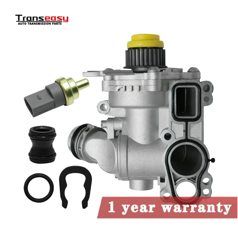 

06H121026AE 06H121026AB 06H121026T OEM Water Pump With Thermostat Assembly Fits For VW Jetta Passat AUDI Q5 TT 1.8T 2.0T