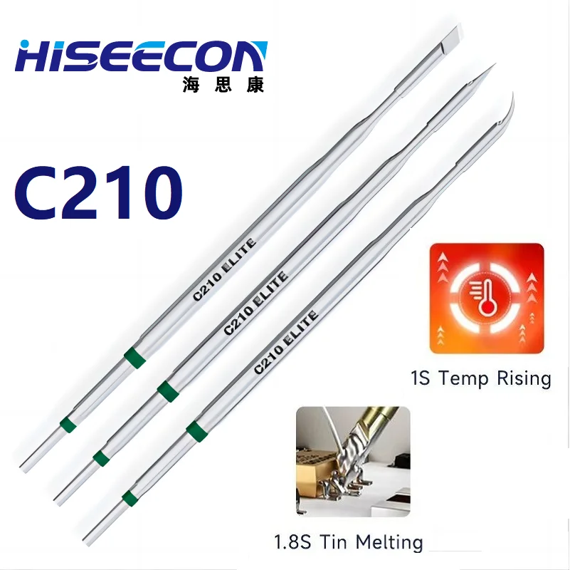 2UUL FIND C210 Golden BallPoint Soldering Iron Tips 018/020/002 Set for Phone BGA CPU Repair and Electronics Welding view 6