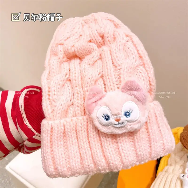 Hello Kitty Cinnamoroll Anime Kawaii Sanurgente Ins DIY Handmade Whol Hat, Cute My Melody Students, Warm Cap, Gifts for Kids