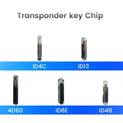 KEYYOU Chiave Programmatore di Chip Transponder Chip di Chiave Dell'automobile ID4C ID13 ID8E 4D60 ID48 Chip di Vetro ID 48 ID 13 ID 4C ID 8E 4D 60 1PCS