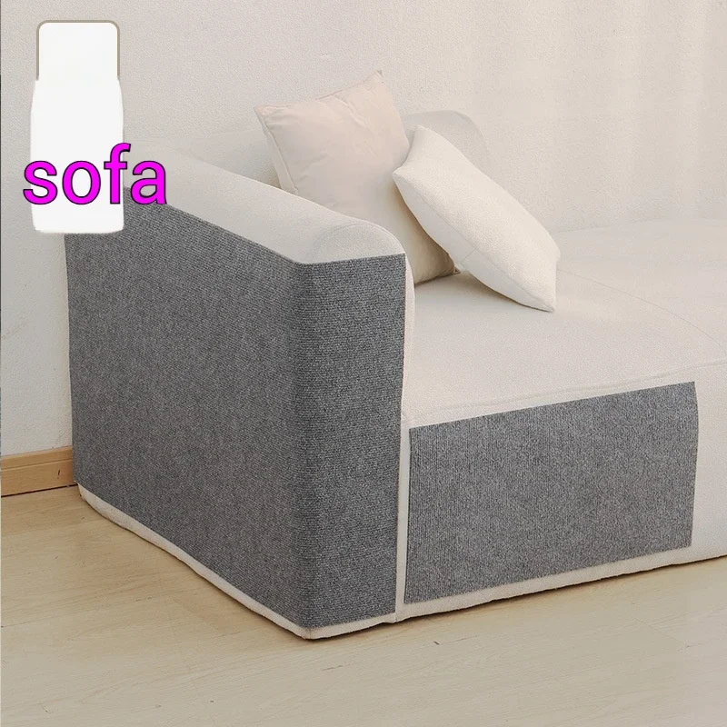 Selbstklebende Katzen-Kratzmatte Zuschneidbarer Sofaschutz mit Abnehmbarem Teppich - Anti-Kratz-Brett & Spielmatte für Katzen – Detail 14