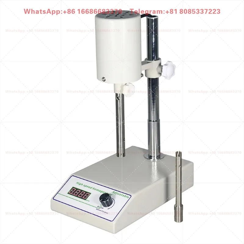 High Speed Homogenizer Laboratory Disperser Emulsifying Homogenizer Mixer Processing Capacity 1000/1500ml Speed 5000 to 22000rpm